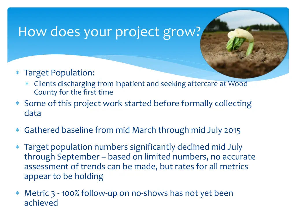 how does your project grow
