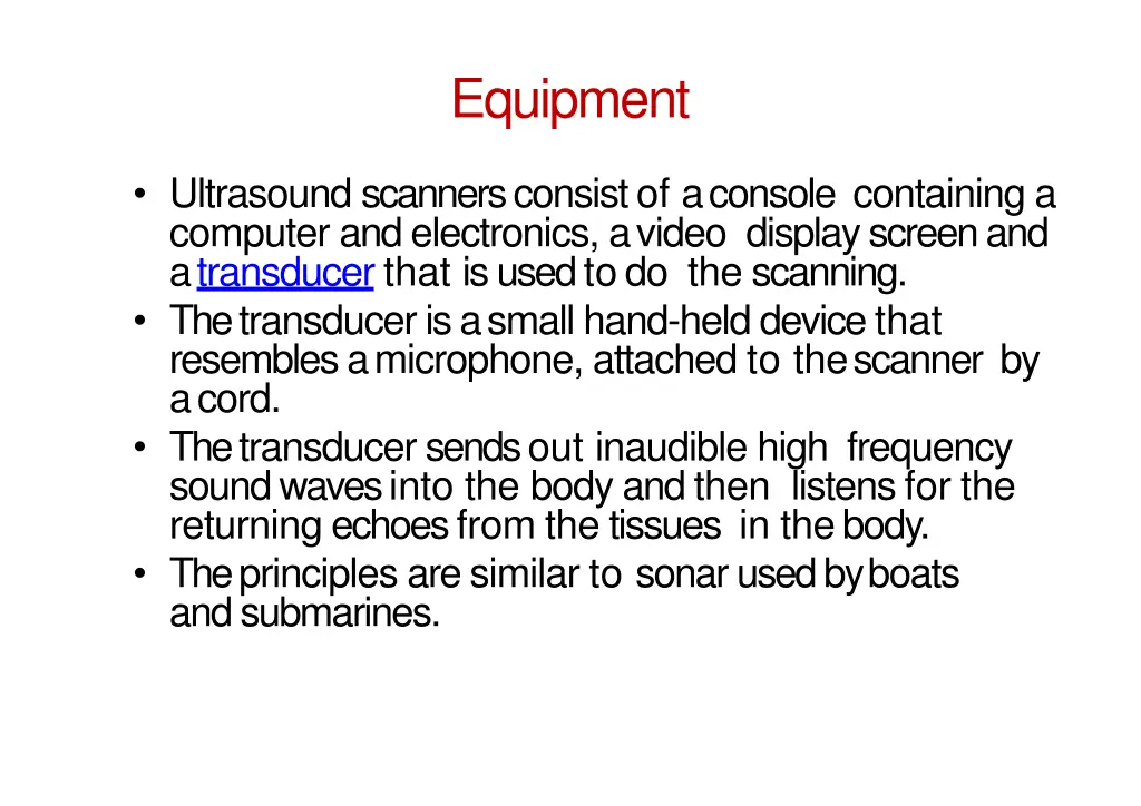 equipment