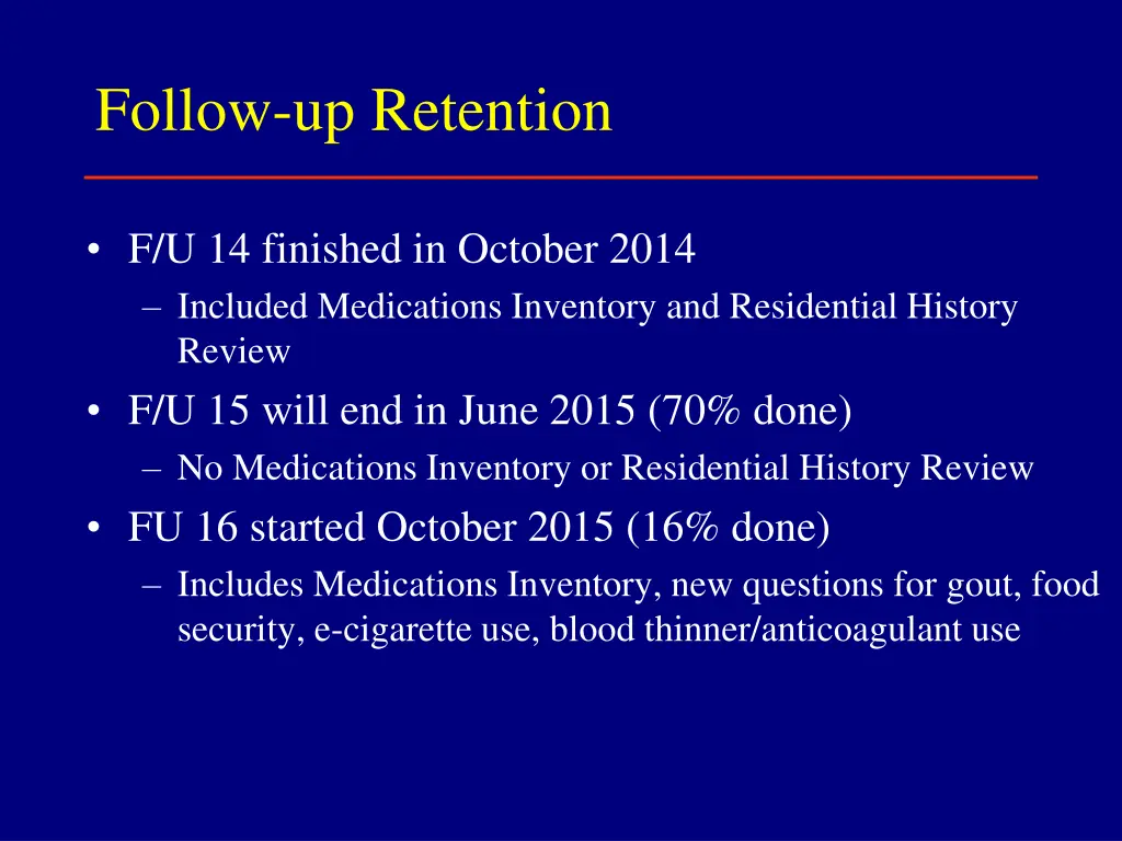 follow up retention