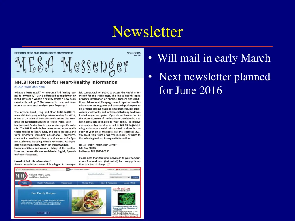 newsletter