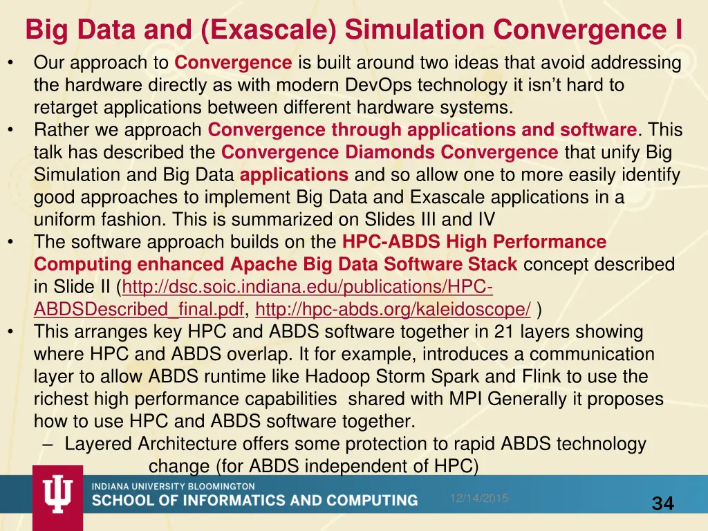 big data and exascale simulation convergence