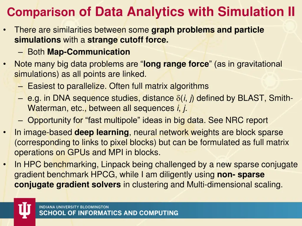comparison of data analytics with simulation ii