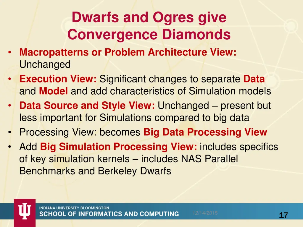 dwarfs and ogres give convergence diamonds