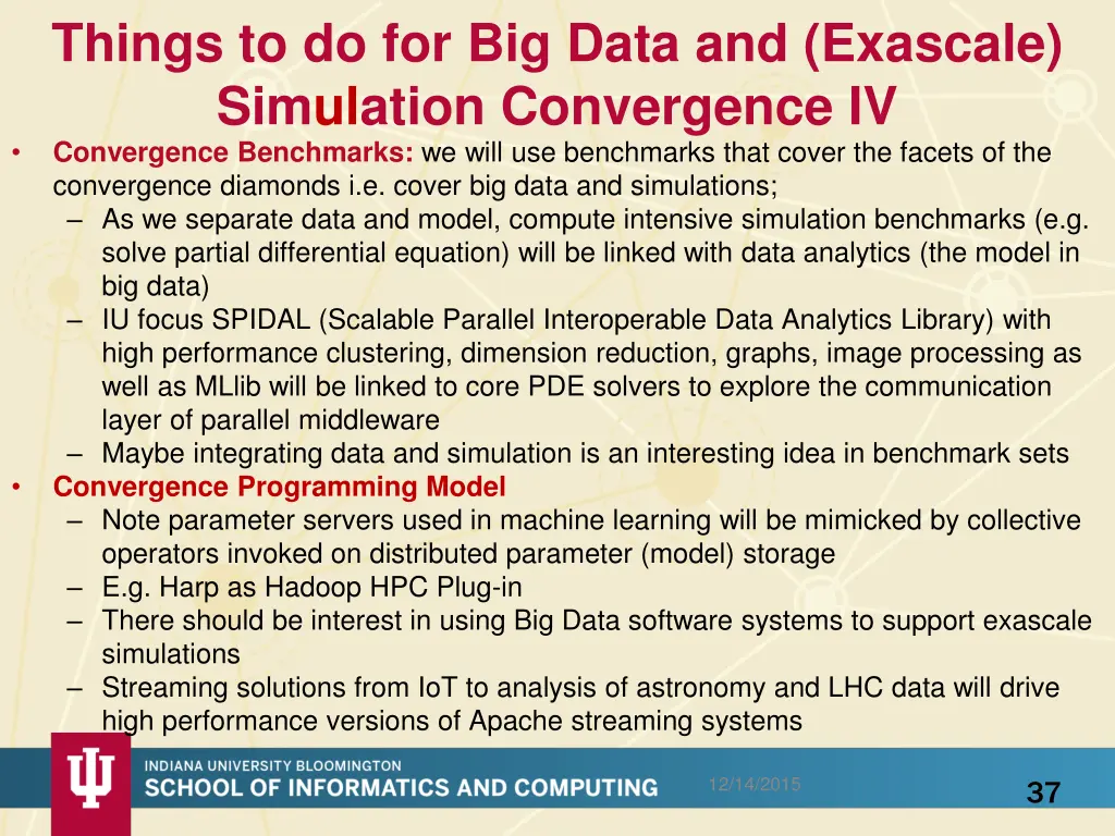 things to do for big data and exascale simulation 1