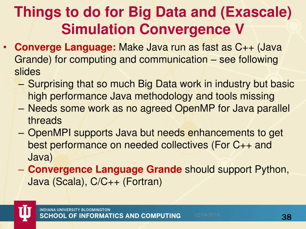 things to do for big data and exascale simulation 2