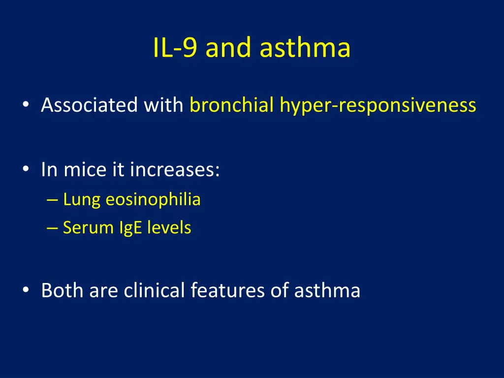 il 9 and asthma