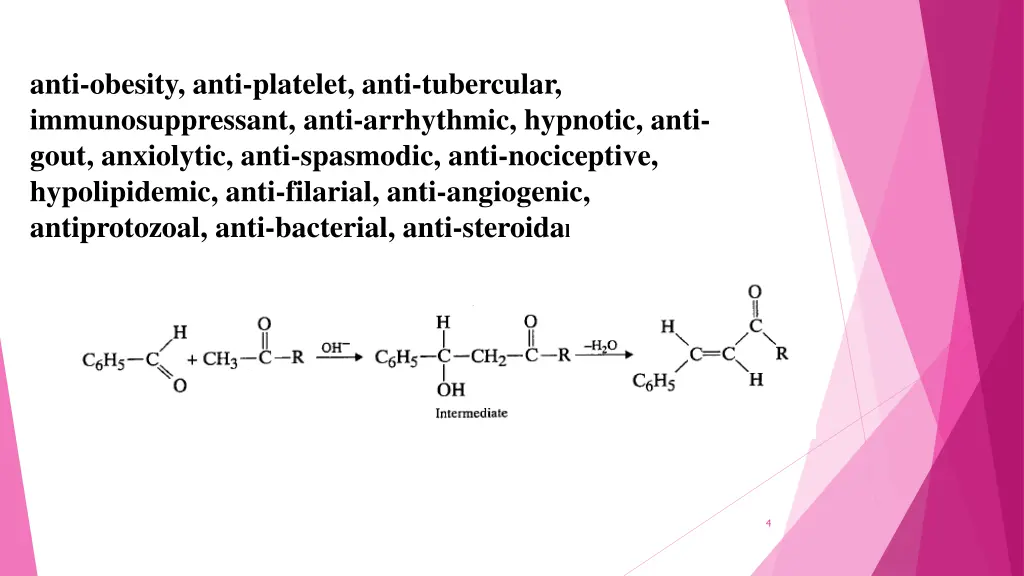 anti obesity anti platelet anti tubercular