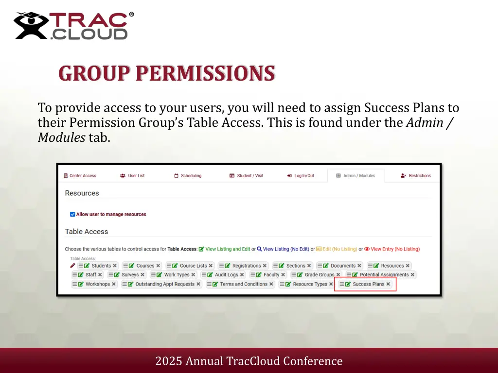 group permissions