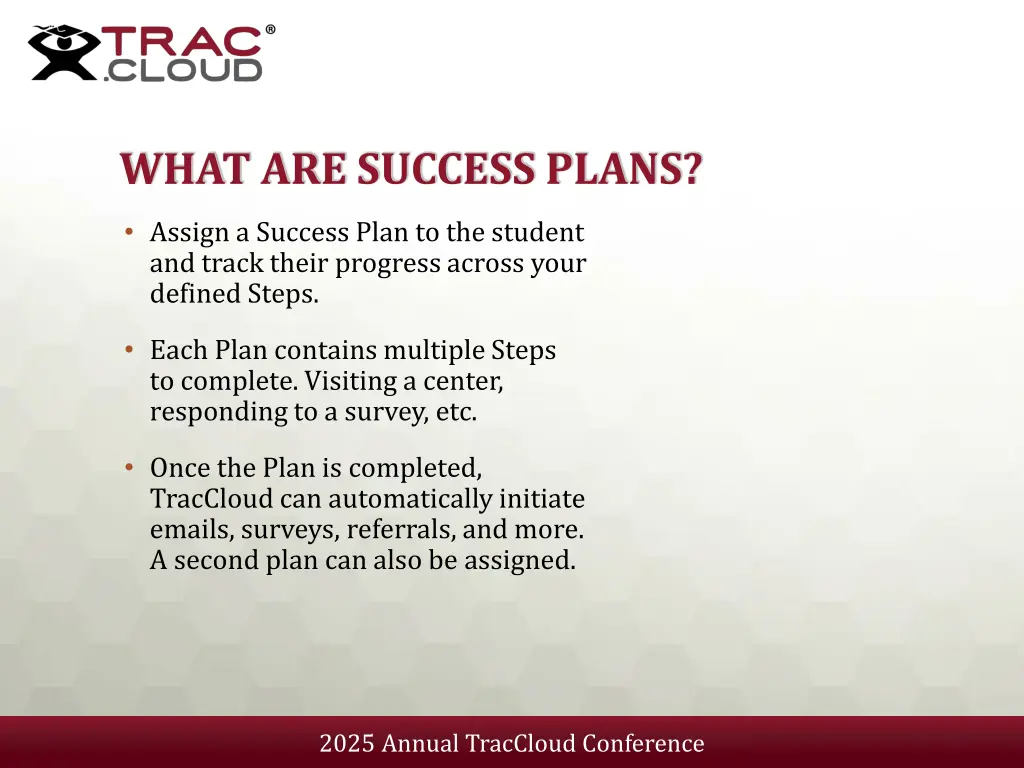 what are success plans 1