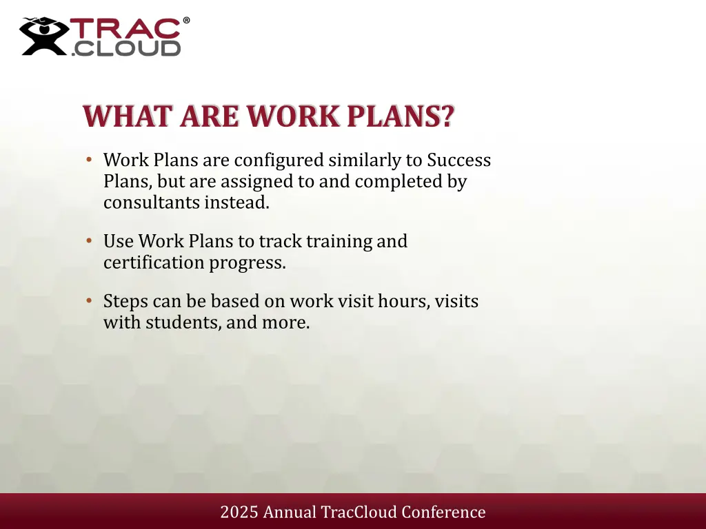 what are work plans
