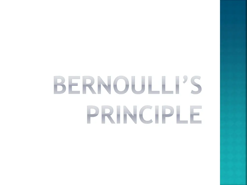 bernoulli s principle