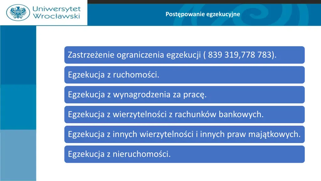 post powanie egzekucyjne