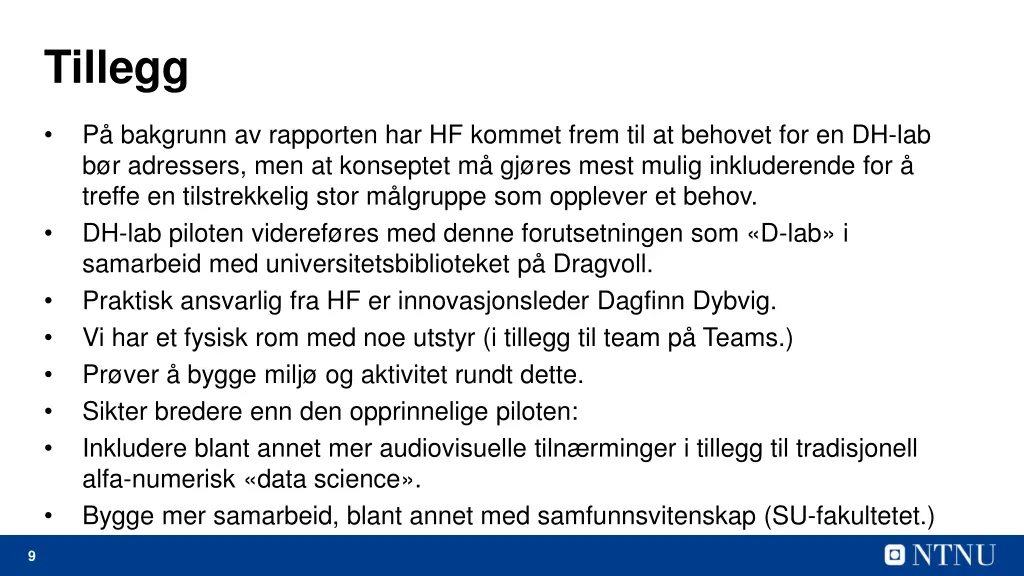 tillegg