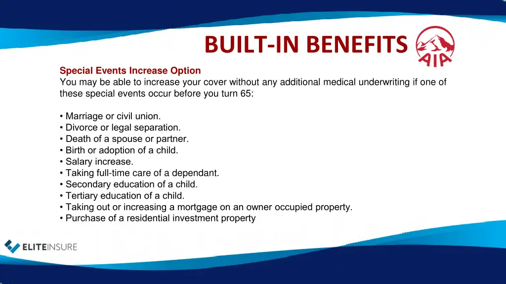built in benefits 2