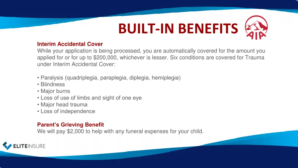 built in benefits 4