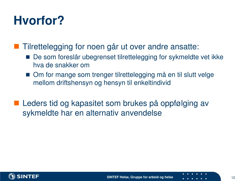 hvorfor