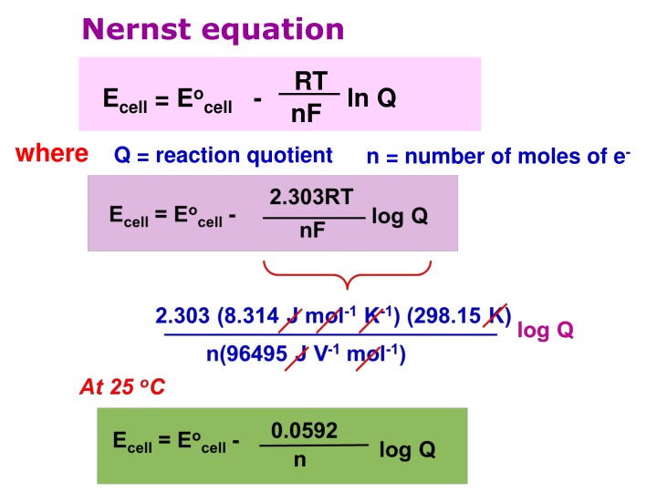 nernst equation