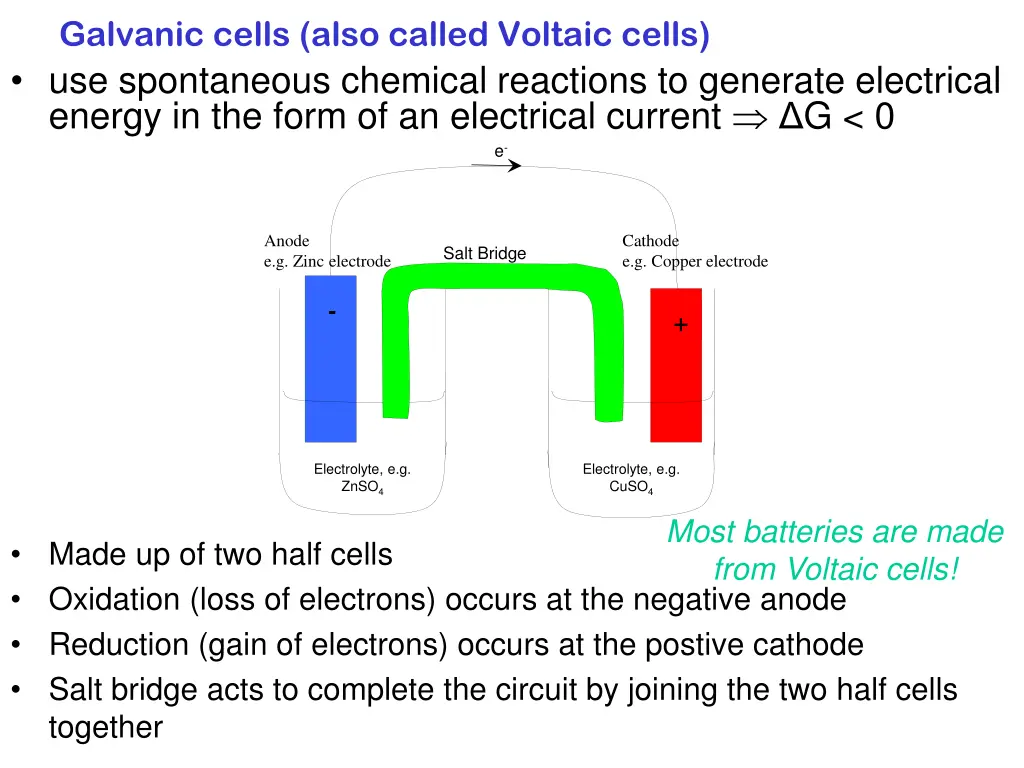 galvanic cells also called voltaic cells