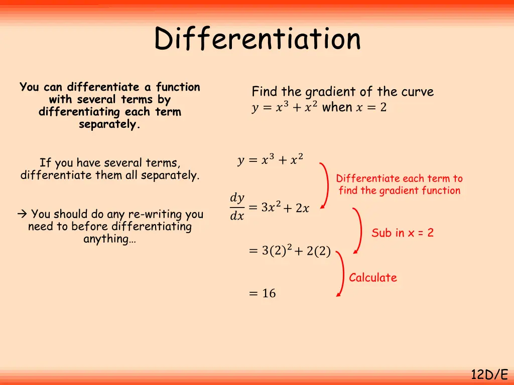 differentiation 25