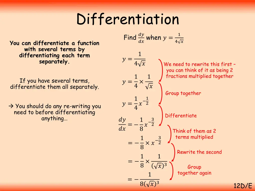 differentiation 27