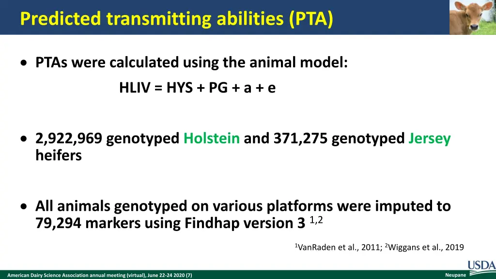 predicted transmitting abilities pta