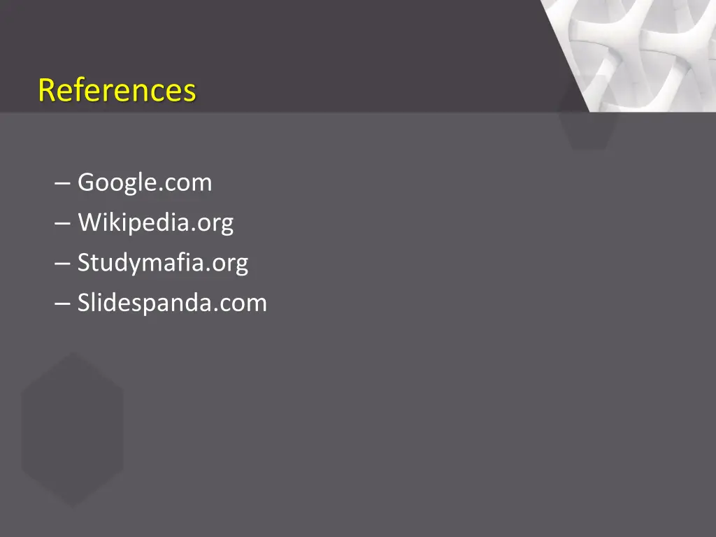 references