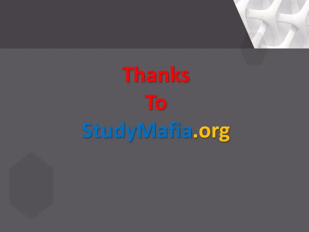 thanks to