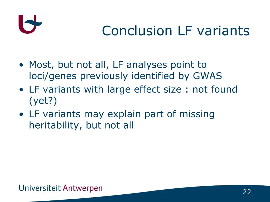 conclusion lf variants