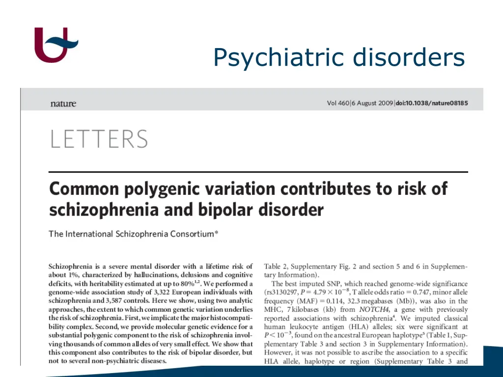 psychiatric disorders