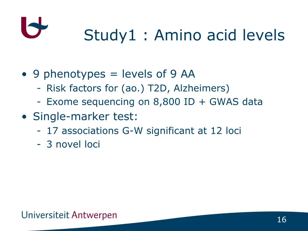 study1 amino acid levels