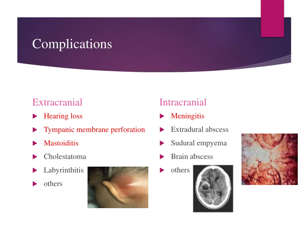 complications