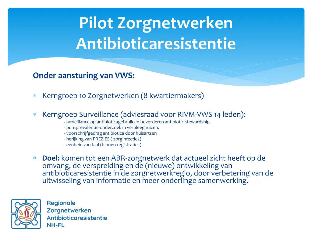 pilot zorgnetwerken antibioticaresistentie 1