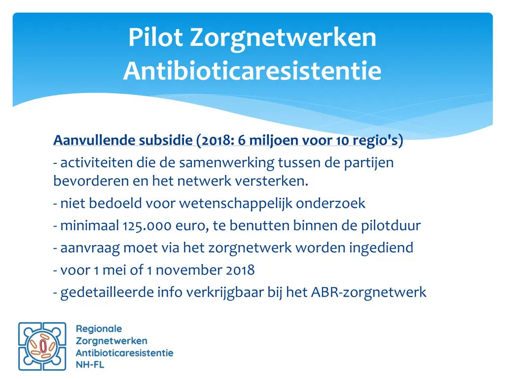 pilot zorgnetwerken antibioticaresistentie 11