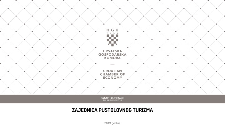 sektor za turizam tourism sector