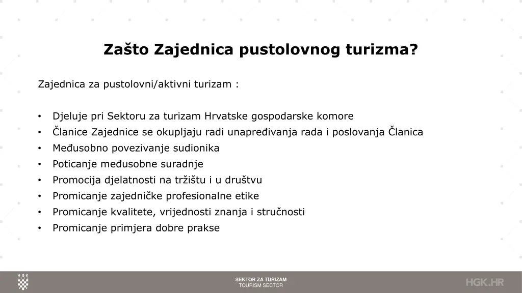 za to zajednica pustolovnog turizma