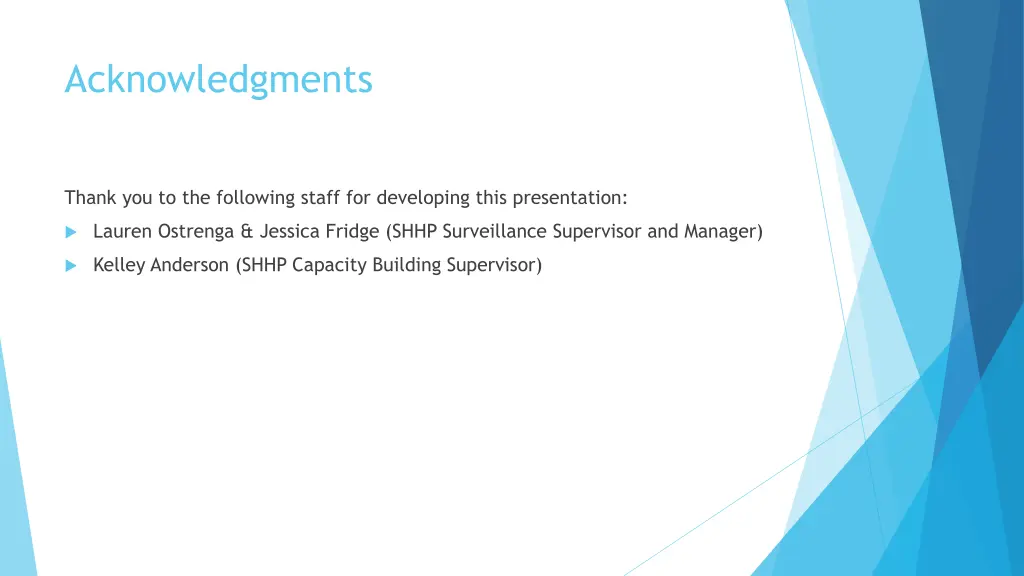 acknowledgments