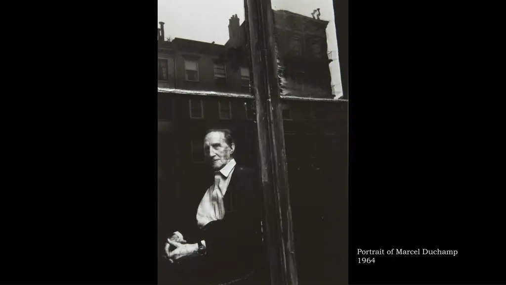 portrait of marcel duchamp 1964