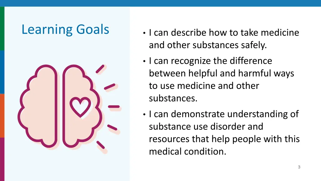 learning goals