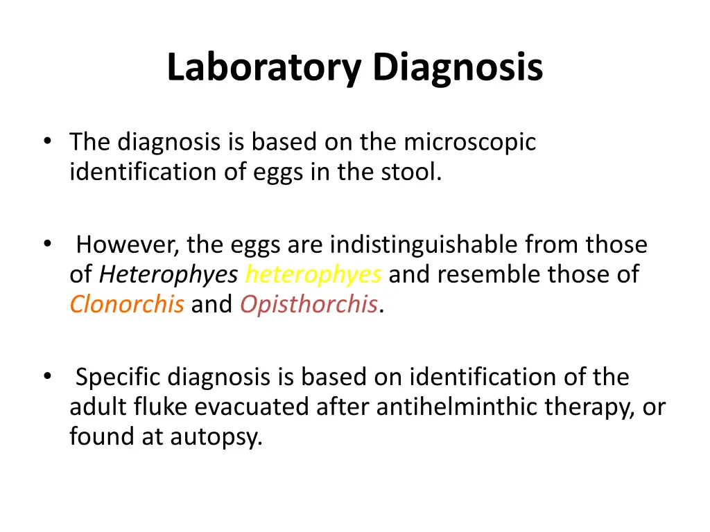 laboratory diagnosis 1