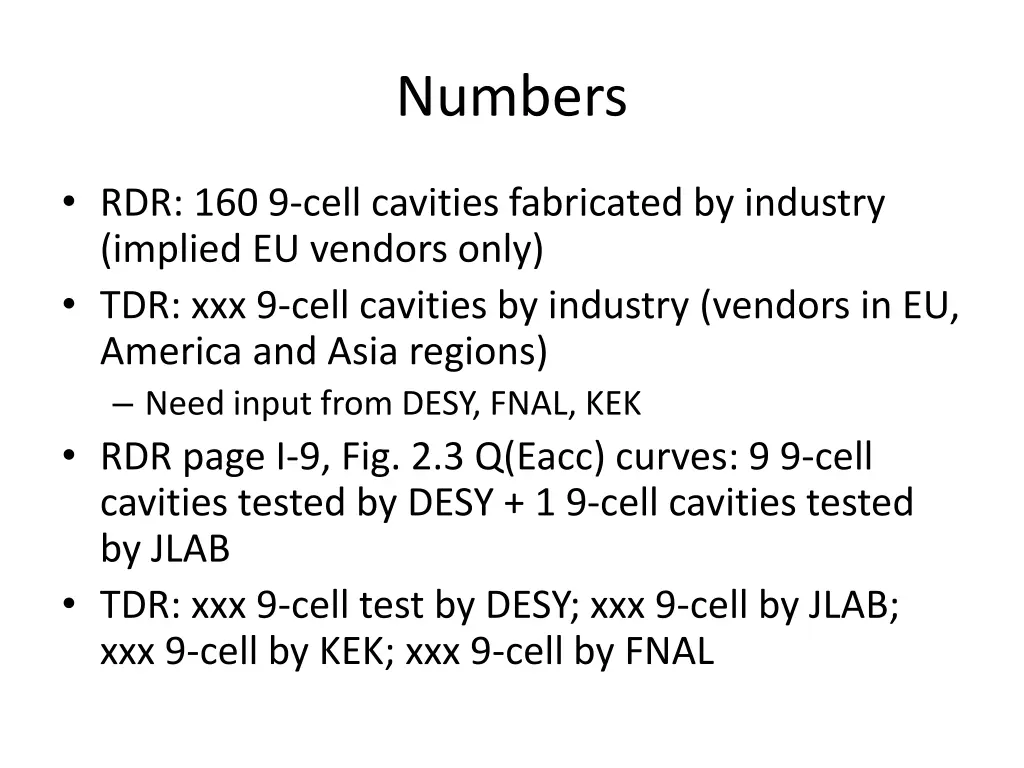 numbers