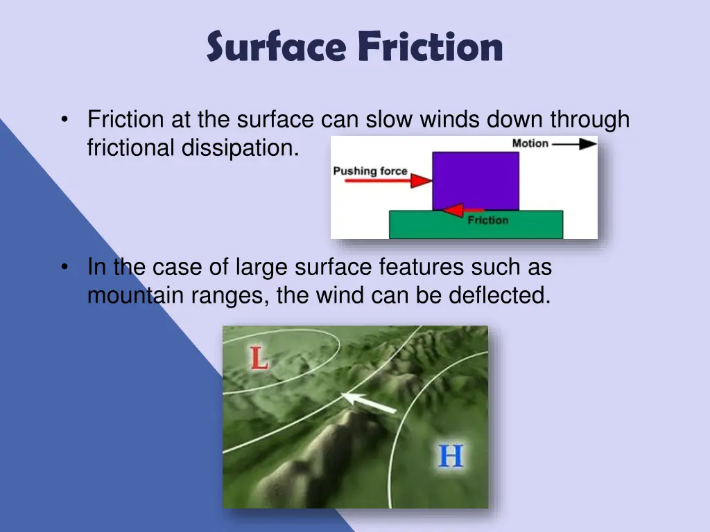 surface friction