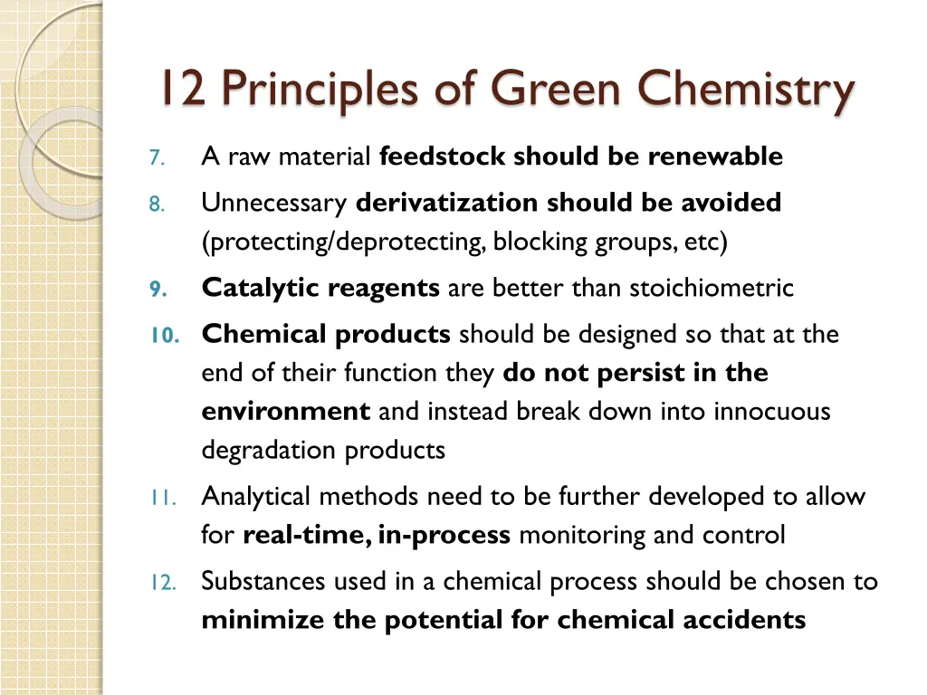 12 principles of green chemistry 1