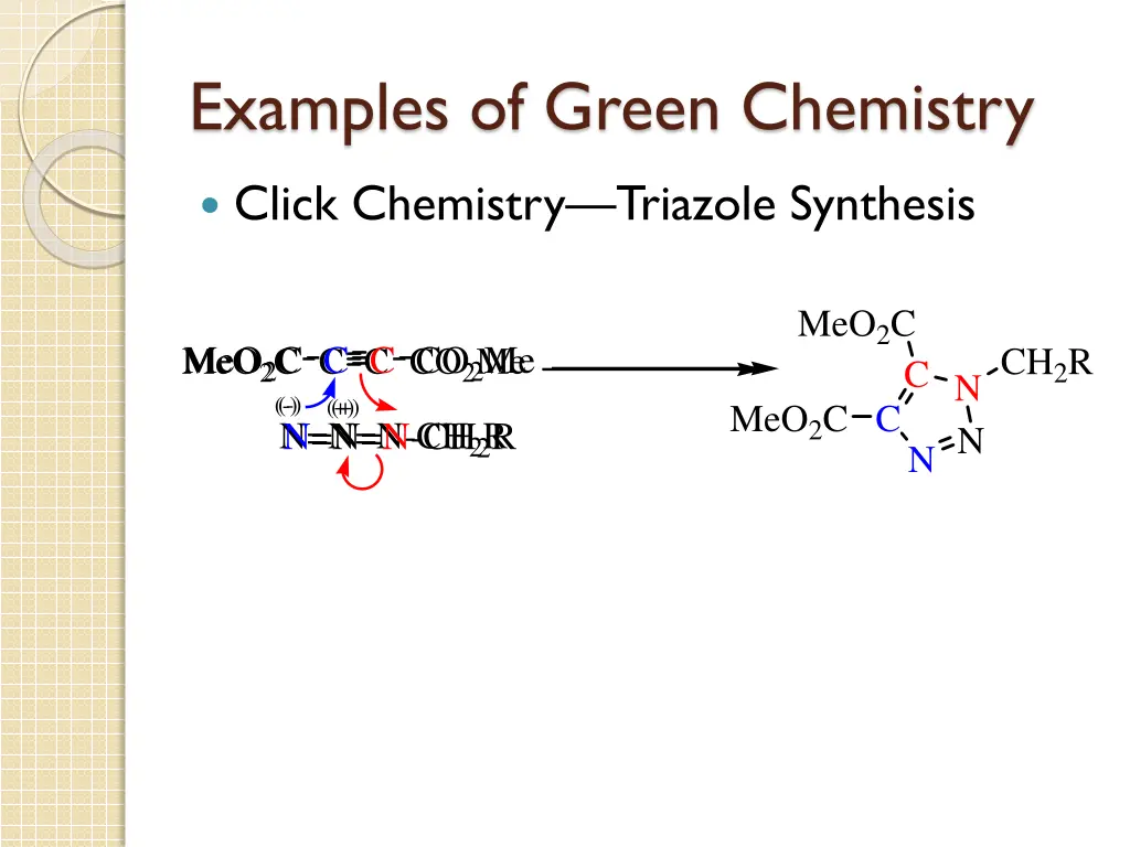examples of green chemistry
