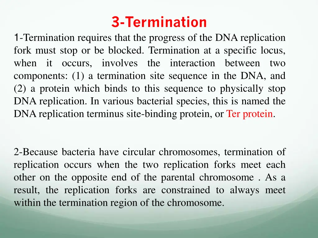3 termination