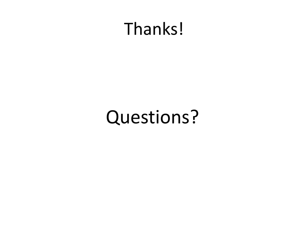 thanks