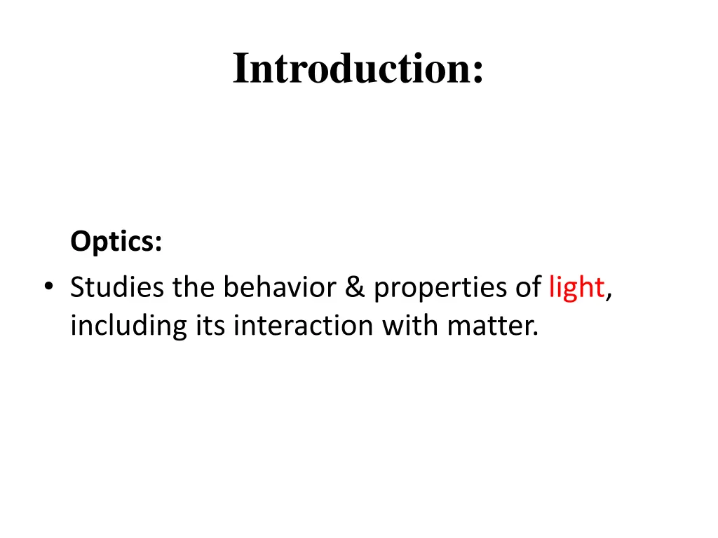 introduction