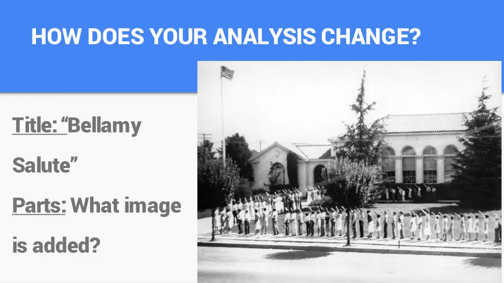 how does your analysis change