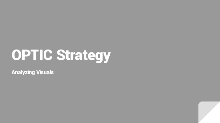optic strategy