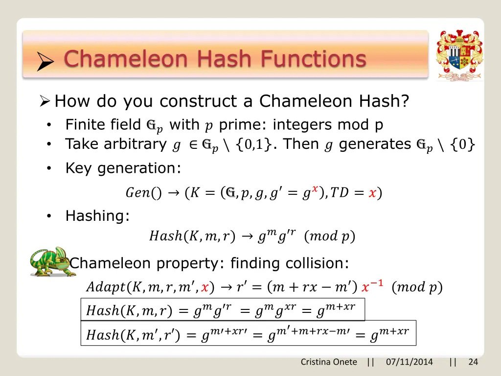 chameleon hash functions 4