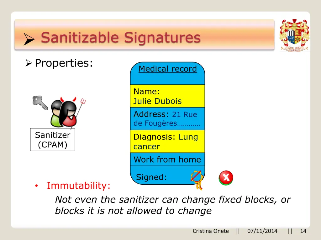 sanitizable signatures 5